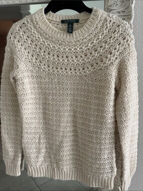 Lauren Ralph Lauren Alpaca Wool Blend Crewneck Sweater